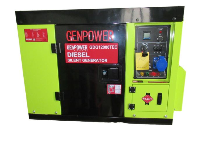 Портативний дизельний генератор GDG12000TEC GENPOWER